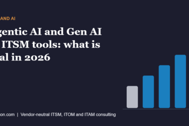 Desqcon cover graphic for the article on agentic AI and Gen AI in ITSM tools